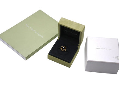 極美品 VanCleef&Arpels ヴァンクリーフ＆アーペル ヴィンテージアルハンブラ リング VCARA41000 Au750 ダイヤモンド ゴールド 中古 67594
