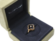 Load image into Gallery viewer, 極美品 VanCleef&amp;Arpels ヴァンクリーフ＆アーペル ヴィンテージアルハンブラ リング VCARA41000 Au750 ダイヤモンド ゴールド 中古 67594