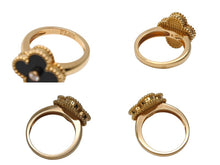 Load image into Gallery viewer, 極美品 VanCleef&amp;Arpels ヴァンクリーフ＆アーペル ヴィンテージアルハンブラ リング VCARA41000 Au750 ダイヤモンド ゴールド 中古 67594