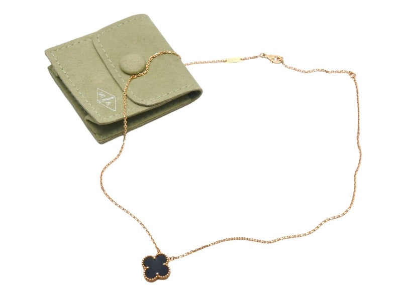 極美品 VanCleef & Arpels ヴァンクリーフ＆アーペル ヴィンテージアルハンブラ シェル ネックレス Au750 ゴールド VCARA45800 中古 67595