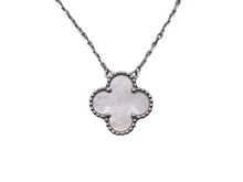 Load image into Gallery viewer, 極美品 VanCleef&amp;Arpels ヴァンクリーフ＆アーペル ヴィンテージアルハンブラ シェル ネックレス シルバー Au750 VCARF48700 中古 67596