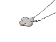 Load image into Gallery viewer, 極美品 VanCleef&amp;Arpels ヴァンクリーフ＆アーペル ヴィンテージアルハンブラ シェル ネックレス シルバー Au750 VCARF48700 中古 67596