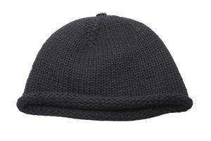 CHROME HEARTS クロムハーツ ビーニー ニットキャップ フレアボタン フレアパッチ カシミヤ ブラック 美品 中古 67602