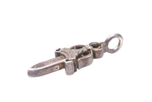 Load image into Gallery viewer, CHROME HEARTS クロムハーツ 1ダブルダガー ペンダント シルバーネックレストップ シルバー925 22.3g 美品 中古 67603