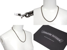 Load image into Gallery viewer, CHROME HEARTS クロムハーツ PAPER CHAIN NECKLACE 18インチ シルバー ペーパーチェーン ネックレス 32.3g 美品 中古 67604