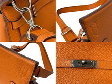 Load image into Gallery viewer, HERMES エルメス ショルダーバッグ ジプシエール28 □Q シルバー金具 トリヨンクレマンス フー 美品 中古 67611