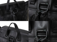Load image into Gallery viewer, LOUIS VUITTON ルイ ヴィトン トリオ バックパック モノグラム エクリプス キャンバス カーフ M45538 ブラック 美品 中古 67628