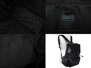 LOUIS VUITTON ルイ ヴィトン トリオ バックパック モノグラム エクリプス キャンバス カーフ M45538 ブラック 美品 中古 67628