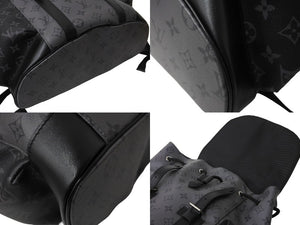 極美品 LouisVuitton ルイヴィトン クリストファー PM バックパック リュック M46331 モノグラムエクリプスリバースキャンバス 中古 67630