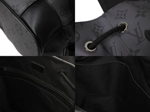 極美品 LouisVuitton ルイヴィトン クリストファー PM バックパック リュック M46331 モノグラムエクリプスリバースキャンバス 中古 67630