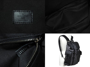 極美品 LouisVuitton ルイヴィトン クリストファー PM バックパック リュック M46331 モノグラムエクリプスリバースキャンバス 中古 67630