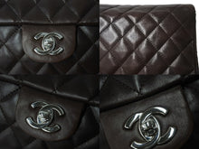 Load image into Gallery viewer, CHANEL シャネル イーストウエスト チェーンショルダーバッグ 10番台 2006年 ラムスキン ブラウン シルバー金具 美品 中古 67632