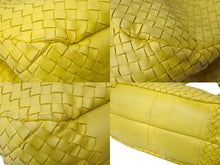 Load image into Gallery viewer, BOTTEGA VENETA ボッテガヴェネタ イントレチャート ワンショルダーバッグ イタリア製 ラムスキン イエロー 良品 中古 67635