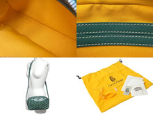 Load image into Gallery viewer, 新品未使用 GOYARD ゴヤール カップヴェールPM ショルダーバッグ グリーン シルバー金具 ゴヤールディンキャンバス 中古 67636
