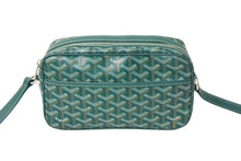 Load image into Gallery viewer, 新品未使用 GOYARD ゴヤール カップヴェールPM ショルダーバッグ グリーン シルバー金具 ゴヤールディンキャンバス 中古 67636