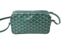 Load image into Gallery viewer, 新品未使用 GOYARD ゴヤール カップヴェールPM ショルダーバッグ グリーン シルバー金具 ゴヤールディンキャンバス 中古 67636
