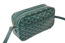 Load image into Gallery viewer, 新品未使用 GOYARD ゴヤール カップヴェールPM ショルダーバッグ グリーン シルバー金具 ゴヤールディンキャンバス 中古 67636