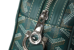 新品未使用 GOYARD ゴヤール カップヴェールPM ショルダーバッグ グリーン シルバー金具 ゴヤールディンキャンバス 中古 67636