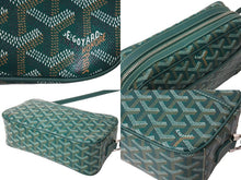 Load image into Gallery viewer, 新品未使用 GOYARD ゴヤール カップヴェールPM ショルダーバッグ グリーン シルバー金具 ゴヤールディンキャンバス 中古 67636