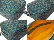 Load image into Gallery viewer, 新品未使用 GOYARD ゴヤール カップヴェールPM ショルダーバッグ グリーン シルバー金具 ゴヤールディンキャンバス 中古 67636