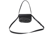 Load image into Gallery viewer, DIESEL ディーゼル ショルダーバッグ 1dr レザークロスボディバッグ X08396PR818 ブラック シルバー金具 美品 中古 67637