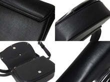 Load image into Gallery viewer, DIESEL ディーゼル ショルダーバッグ 1dr レザークロスボディバッグ X08396PR818 ブラック シルバー金具 美品 中古 67637