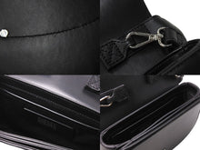Load image into Gallery viewer, DIESEL ディーゼル ショルダーバッグ 1dr レザークロスボディバッグ X08396PR818 ブラック シルバー金具 美品 中古 67637