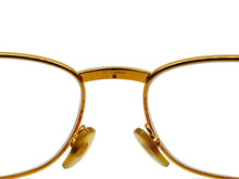 Load image into Gallery viewer, 極美品 CARTIER カルティエ メガネ アイウェア 140b サイズ58□18 ウッドテンプル ゴールド シルバー ブラウン 度入り 中古 67653