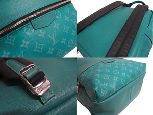 極美品 Louis Vuitton ルイヴィトン リュック バックパック タイガラマ ディスカバリー グリーン M30227 中古 4c067685