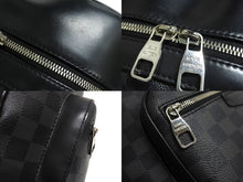 Load image into Gallery viewer, LOUIS VUITTON ルイヴィトン ダミエグラフィット ジョッシュ リュック デイパック N41473 シルバー金具 ブラック 美品 中古 4c067686