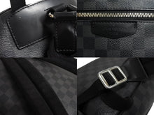Load image into Gallery viewer, LOUIS VUITTON ルイヴィトン ダミエグラフィット ジョッシュ リュック デイパック N41473 シルバー金具 ブラック 美品 中古 4c067686