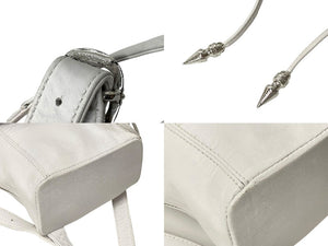 ChromeHearts クロムハーツ IGGY MINI イギー ミニ ダガー付き バックパック レザー シルバー925 ホワイト 美品 中古 4c067706
