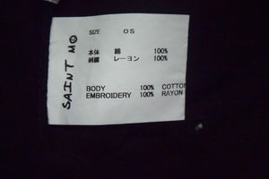 未使用 SAINT MICHAEL セントマイケル SAINT Mxxxxxx SAINT JOURNEY キャップ ブラック ホワイト グリーン サイズOS 中古 67713 