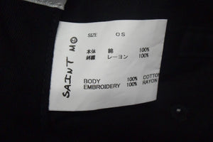 新品未使用 SAINT MICHAEL セントマイケル SAINT Mxxxxxx SAINT JOURNEY Cap ブラック ホワイト グリーン サイズOS 中古 67714