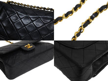 Load image into Gallery viewer, CHANEL シャネル マトラッセ 23 Wフラップ チェーン ショルダーバッグ ブラック 1番台 ラムスキン ココマーク ゴールド金具 美品 中古 67715