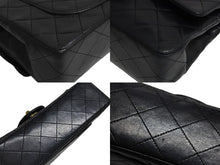 Load image into Gallery viewer, CHANEL シャネル マトラッセ 23 Wフラップ チェーン ショルダーバッグ ブラック 1番台 ラムスキン ココマーク ゴールド金具 美品 中古 67715