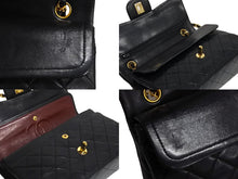 Load image into Gallery viewer, CHANEL シャネル マトラッセ 23 Wフラップ チェーン ショルダーバッグ ブラック 1番台 ラムスキン ココマーク ゴールド金具 美品 中古 67715