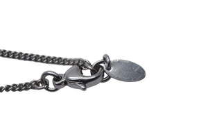 極美品 CHANEL シャネル ネックレス A28942Y02003 ココマーク シルバー メタル ラインストーン 10V刻印 重量5.6g 全長42.5cm 中古 67718