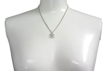 Load image into Gallery viewer, 極美品 CHANEL シャネル ネックレス A28942Y02003 ココマーク シルバー メタル ラインストーン 10V刻印 重量5.6g 全長42.5cm 中古 67718