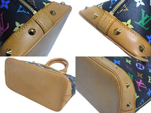 Load image into Gallery viewer, LOUIS VUITTON ルイヴィトン モノグラムマルチカラー アルマ ハンドバッグ M92646 ゴールド金具 ブラック 美品 中古 4c067720