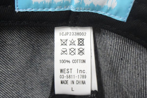 新品未使用 ICECREAM アイスクリーム BBC DENIM CAP RUNNING DOG デニム キャップ ICJP233H002 サイズL ブルー 中古 67728