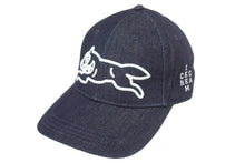 Load image into Gallery viewer, 新品未使用 ICECREAM アイスクリーム BBC DENIM CAP RUNNING DOG デニム キャップ ICJP233H002 サイズL ブルー 中古 67729