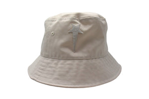 RICK OWENS リックオウエンス CHAMPION チャンピオン NYLON GILLIGAN BUCKET HAT バケットハット ベージュ M L CM01B5633-CHNY 美品 中古 4c067730 