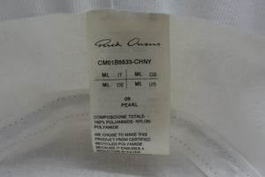 RICK OWENS リックオウエンス CHAMPION チャンピオン NYLON GILLIGAN BUCKET HAT バケットハット ベージュ M L CM01B5633-CHNY 美品 中古 4c067730 