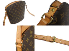 Load image into Gallery viewer, LOUIS VUITTON ルイヴィトン ドルーオ ショルダーバック M51290 モノグラム ブラウン ゴールド金具 美品 中古 4c067735