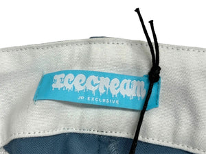 新品未使用 Billionaire Boys Club ICECREAM ビリオネアボーイズクラブ アイスクリーム パンツ ICEJP241P006 サイズL ブルー ホワイト 中古 67737