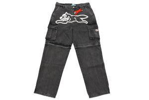 新品未使用 Billionaire Boys Club ICECREAM ビリオネアボーイズクラブ アイスクリーム デニムカーゴパンツ サイズL ブラック 中古 67738