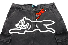 Load image into Gallery viewer, 新品未使用 Billionaire Boys Club ICECREAM ビリオネアボーイズクラブ アイスクリーム デニムカーゴパンツ サイズL ブラック 中古 67738
