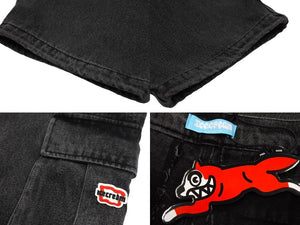 新品未使用 Billionaire Boys Club ICECREAM ビリオネアボーイズクラブ アイスクリーム デニムカーゴパンツ サイズL ブラック 中古 67738
