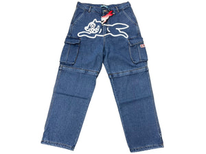 新品未使用 Billionaire Boys Club ICECREAM ビリオネアボーイズクラブ アイスクリーム デニムカーゴパンツ サイズL ブルー 中古 67740